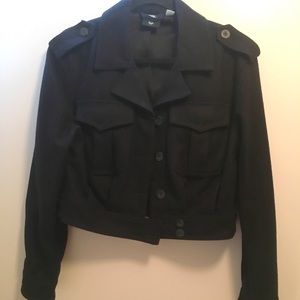 Cropped Wool Eisenhower Jacket - Urban Outfitters